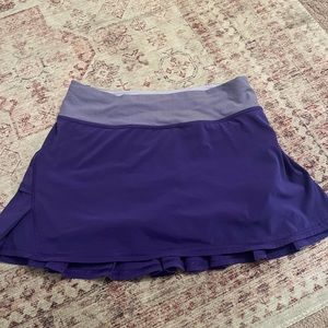 purple lululemon skirt! super rare size 2
